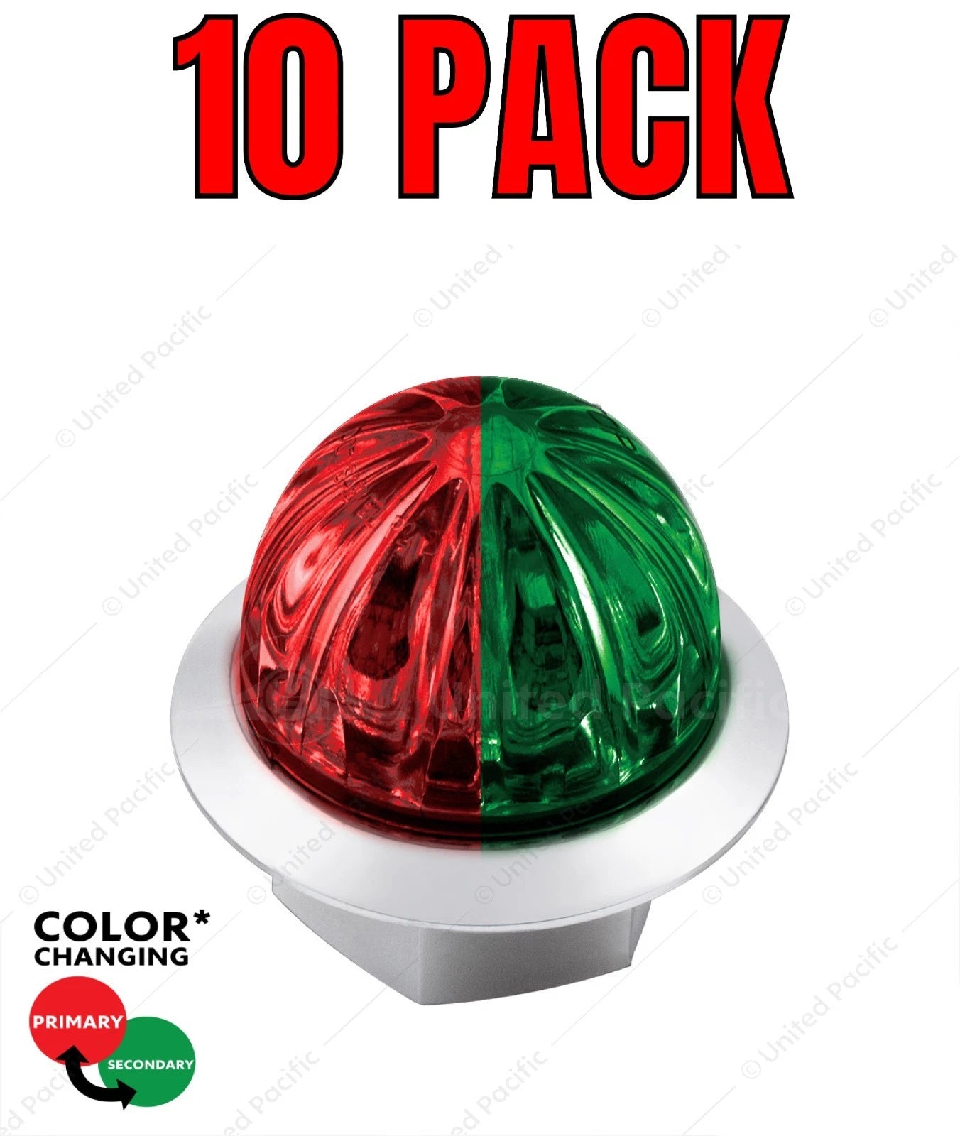 LED Light Bulbs 1-1/8 Inch Watermelon Double Fury for Universal Use (1 Set)