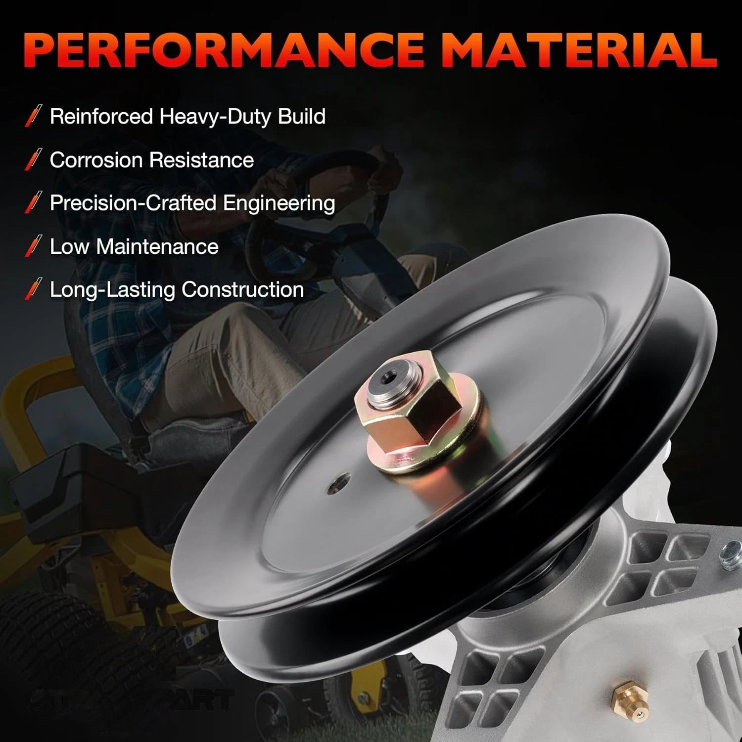 Blade Spindle Belt Idler Kit for Cub Cadet Ultima ZT2 ZTS2 ZT3 (60 Inch Deck)