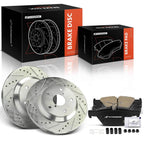 Rear Side Drilled Brake Rotor & Ceramic Pad for Subaru Forester (2019)