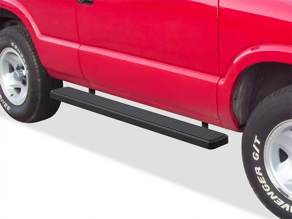 Set of 2 Running Boards for Chevy Blazer GMC Jimmy (1995–2004) Matte Black