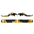 Folding Extendable Brake Clutch Levers & Handlebar Grips for Triumph Speed Triple (2011-2023)