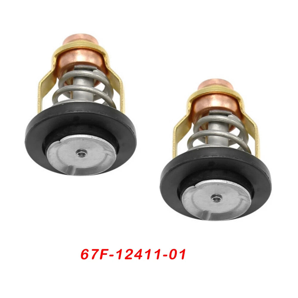 2X Thermostat for Yamaha F150 Outboard (60ºC 140°F) 67F-12411-01-00
