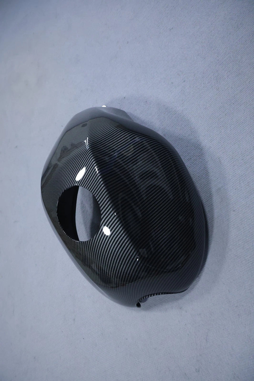 Carbon Fiber Gas Fuel Tank Cover for Kawasaki Ninja 650R (2009–2011)