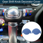Gear Shift Knob Decorator Cover for Ford Mustang (2015–2021) Blue