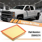 Engine Air Filter for Chevrolet Silverado, GMC Sierra 6.6L (2011–2016) 25945274