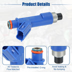 Set of 4 Fuel Injector Nozzles for Toyota Corolla 1.8L (2005–2008) 23209-0D050