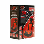 Set of 3 Racing Red Vinyl Side-less Seat Covers for PR