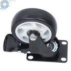 Set of 4 Heavy Duty 4 Inch Swivel Caster Wheels with Brake 2200lbs