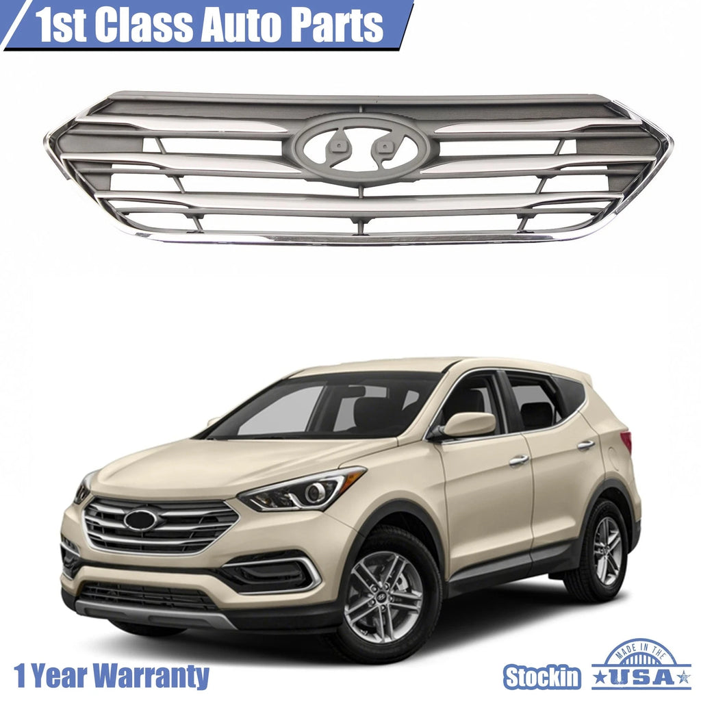 Grille Assembly for Hyundai Santa Fe Sport (2017–2018)