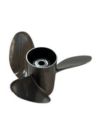 3x 14 1/2 x 22 LH Raker SS Propeller for OMC Evinrude Johnson (OEM 398503)