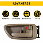 Inside Door Handle Trim for Toyota Sequoia (2001â2007) Beige Tan Right Side