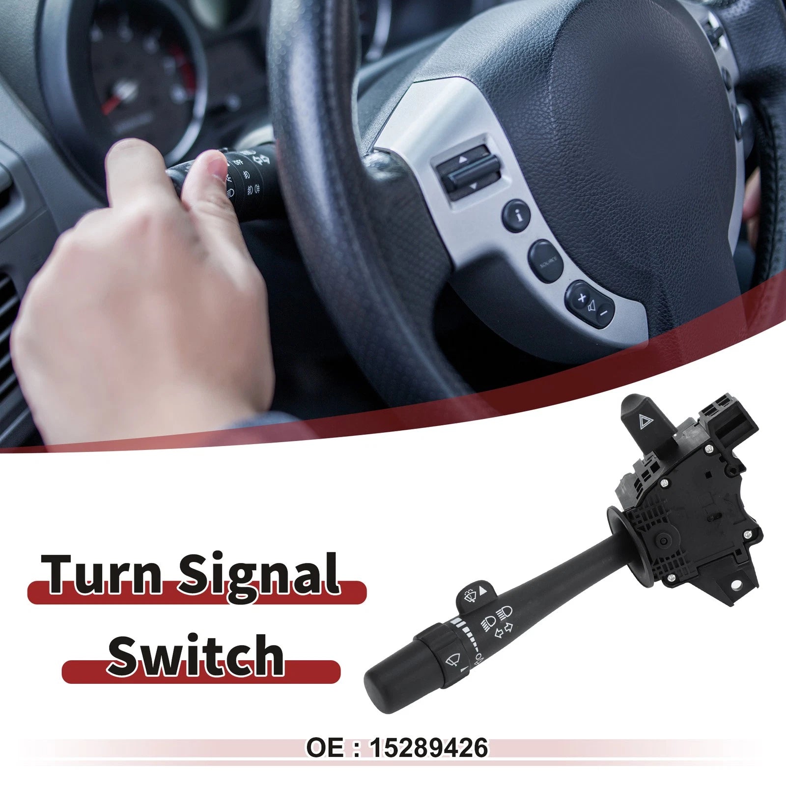 Turn Signal Switch Lever No. 15289426 for Chevrolet Monte Carlo (2000–2007)