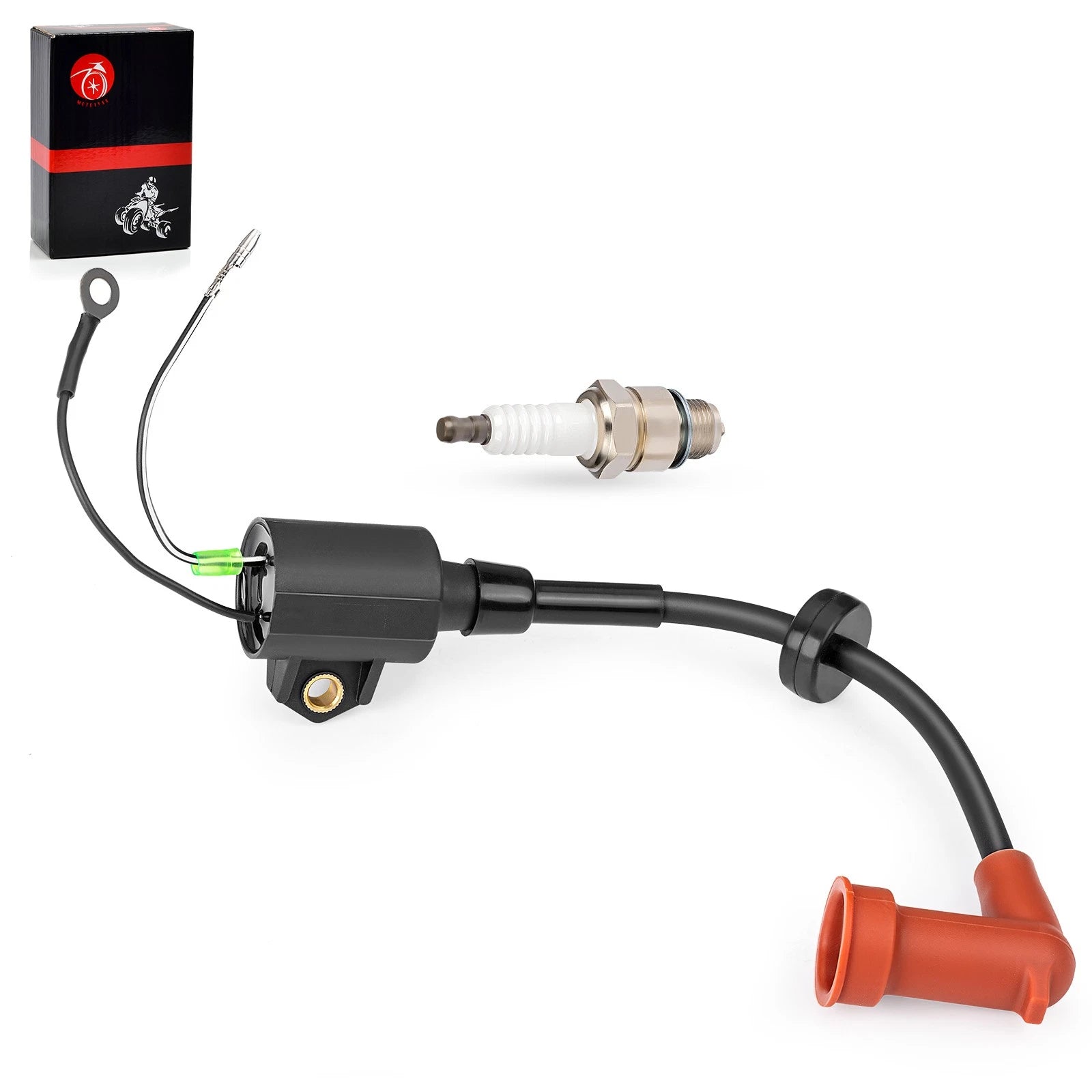 Ignition Coil Assembly for Yamaha Outboard 2-Stroke 9.9-250 HP (63V-85570-00-00)