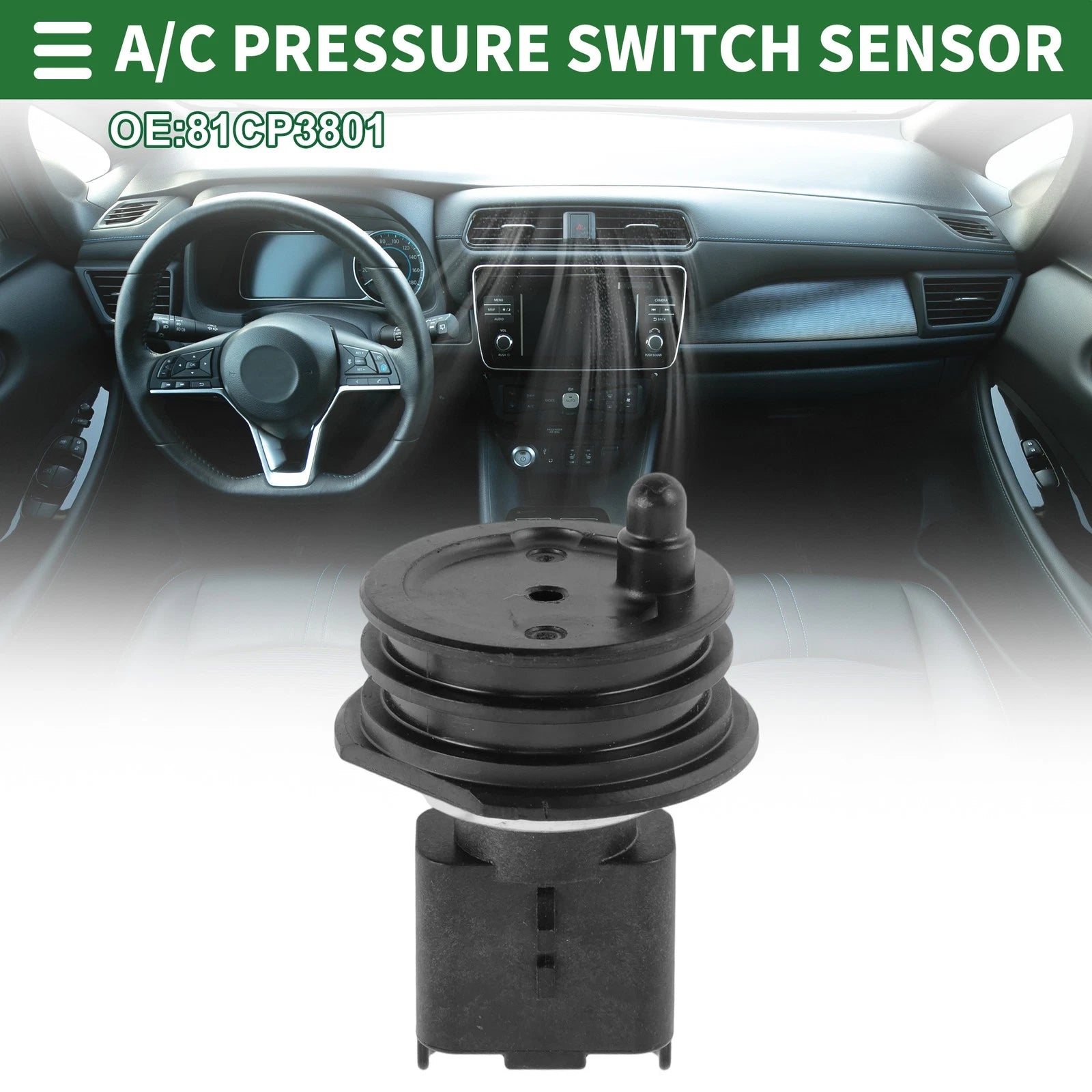 A/C Pressure Switch Sensor for Ford Focus 2.0 TDCi (2016) 81CP3801
