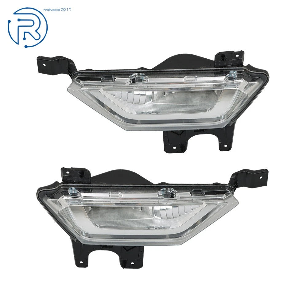Front Bumper Fog Lights Set of 2 w/Bulb Halogen for Ford F150 (2021–2023)