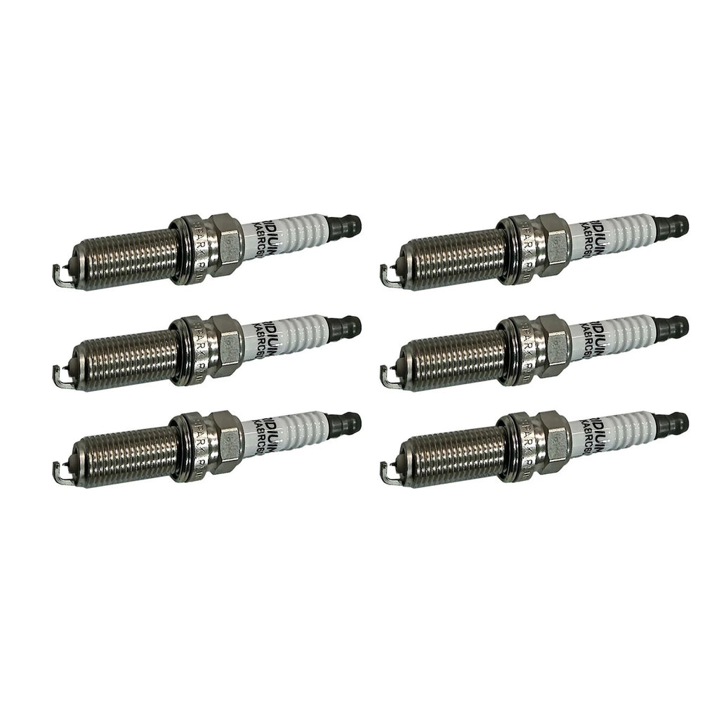 Set of 6 Iridium Platinum Spark Plugs for Maserati Ghibli Levante Quattroporte (2014–2023)