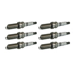 Set of 6 Iridium Platinum Spark Plugs for Maserati Ghibli Levante Quattroporte (2014–2023)