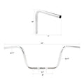 10/12/14/16/18" Ape Hanger Handlebars for Harley Sportster XL FLST FXST (US)