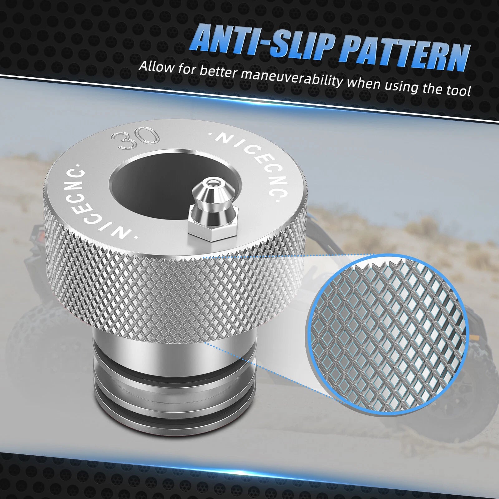 Wheel Bearing Greaser Tool for Can-Am Commander 1000, Outlander 500/650/800 (2011–2023)