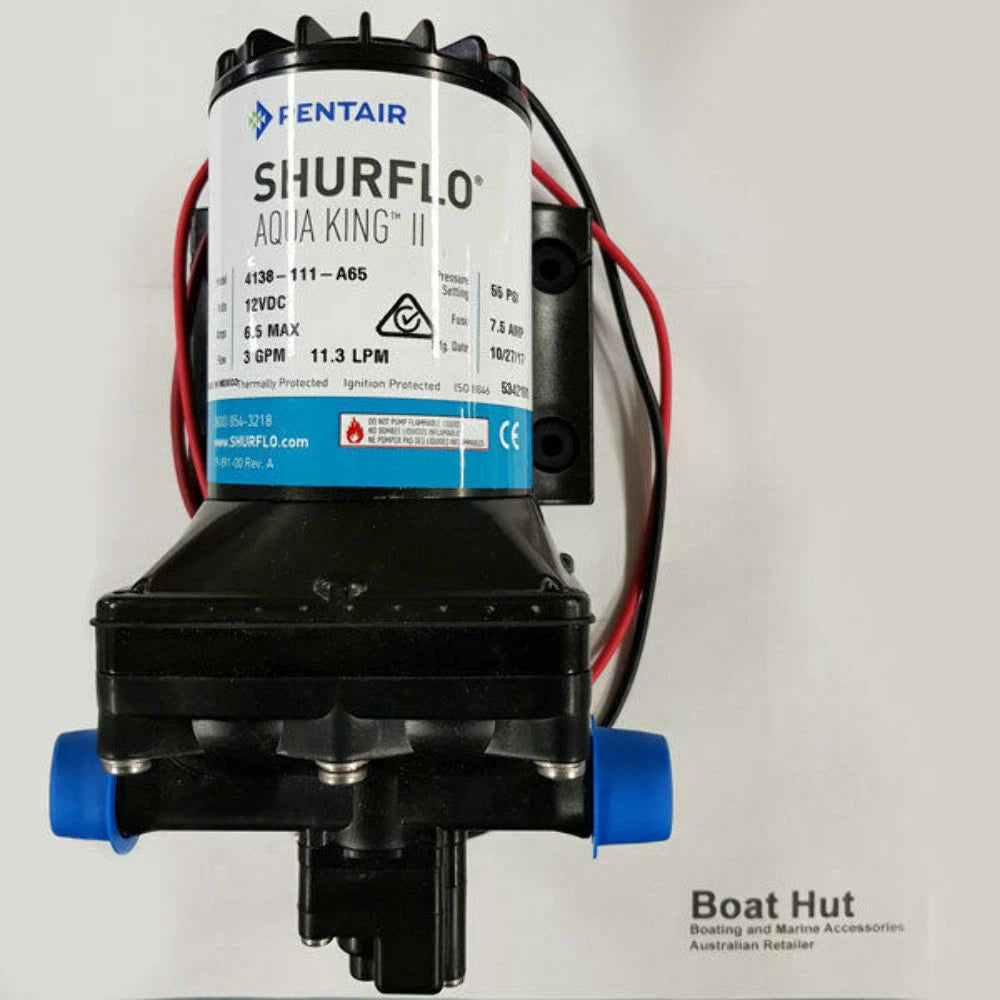 Shurflo Aqua King II 12V Freshwater Pump 3 GPM 55psi 4138-111-A65