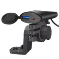 Dual USB Fast Charger Adapter for Motorcycle (QC3.0+PD, Waterproof)