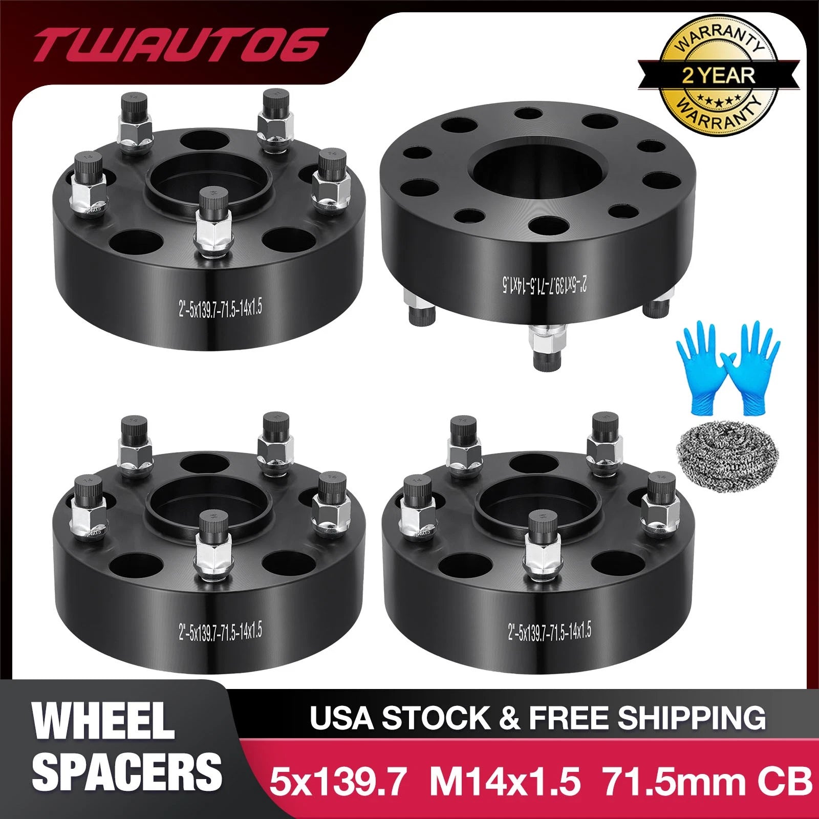 2" Wheel Spacers for Toyota 4Runner (2003–2009)