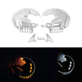 Front Brake Rotor Covers LED for Honda Goldwing 1800 (2001–2017) F6B (2013–2017)