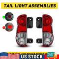 Pair Tail Lights for Nissan NV200 (2013–2017) Red Clear Lens