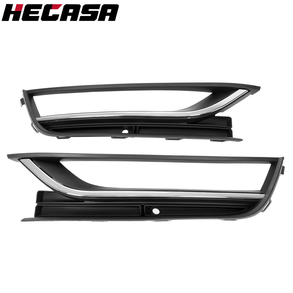 Fog Light Bezels for Volkswagen Passat (2012–2015) - Black, Driver & Passenger Side