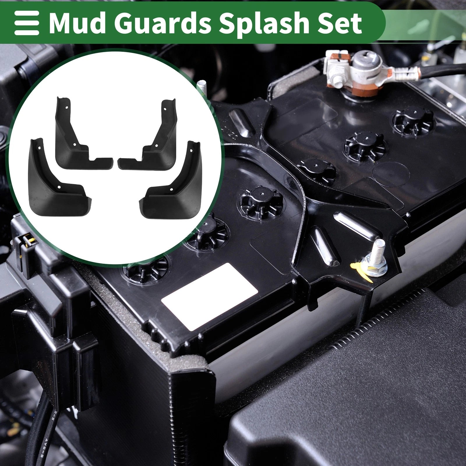 Mud Flaps Splash Guards for Buick Excelle (2018–2021) W/ Mount Accessories