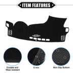 Dashboard Cover Mat for Lexus NX250 NX350 (2022–2023) Black