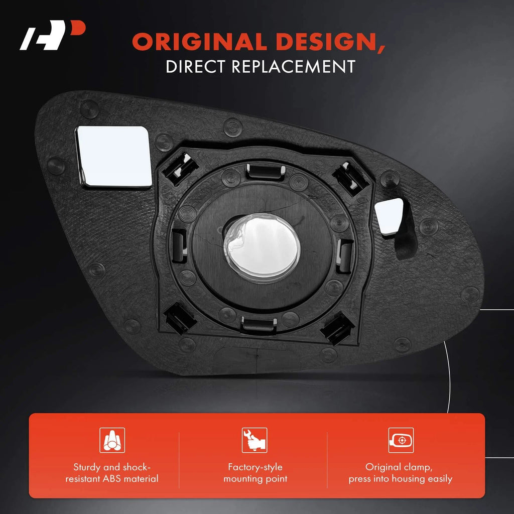 Driver Manual Mirror Glass for Toyota Prius C (2012-2019)