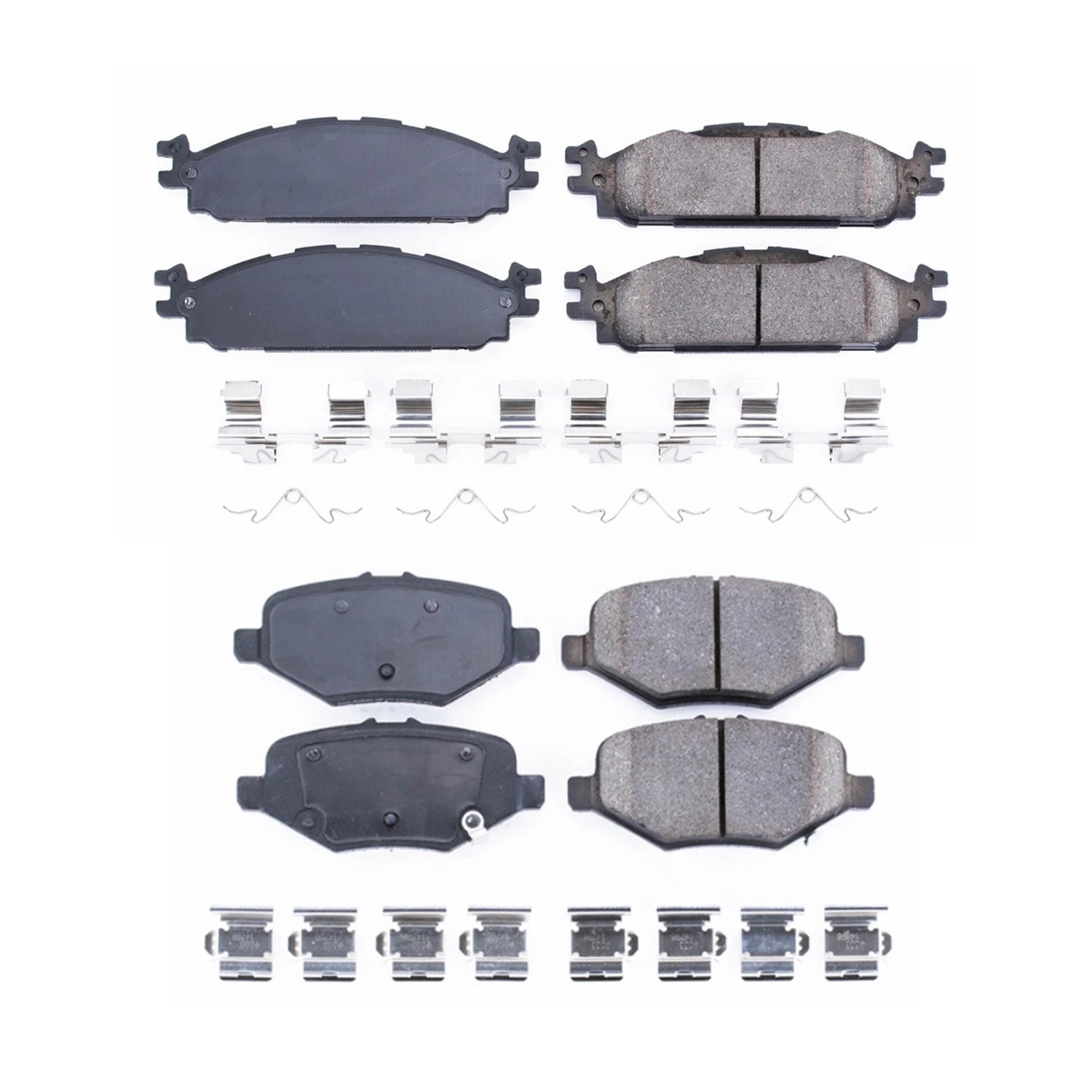 PowerStop 2X Front Rear Euro Carbon Fiber Ceramic Brake Pad Kit for MKT Taurus (2010–2019)