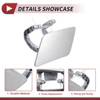 Front Left Washer Nozzle Cover for Mercedes-Benz S350 (2012-2013) Silver Tone