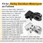 Chrome or Black Clutch Lever Mount Bracket Perch for Harley-Davidson (1996–2014)