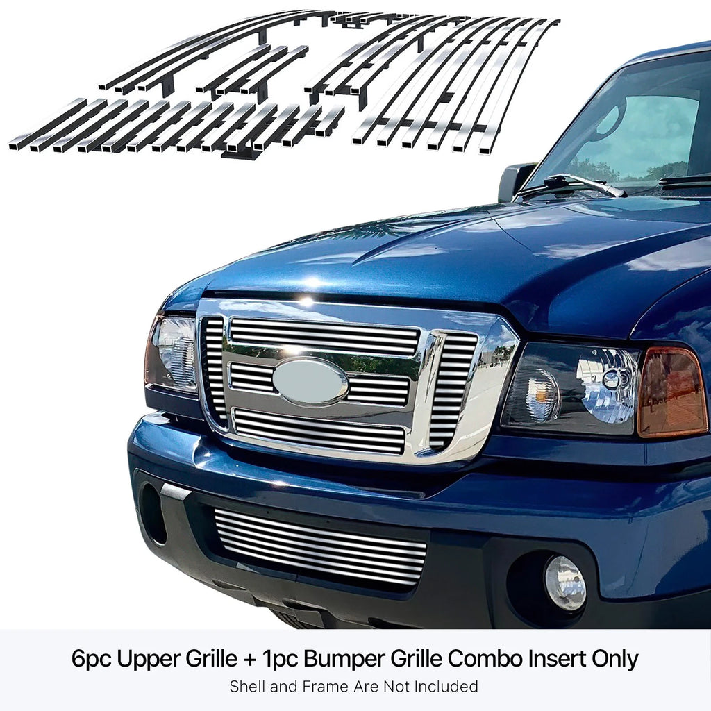 Chrome Billet Grille Insert for Ford Ranger (2006-2012)