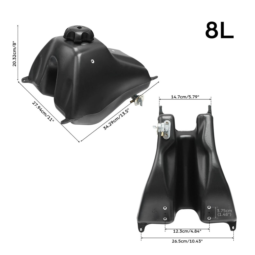 Fuel Gas Tank for Honda CRF70 CRF80 CRF100 (2004–2023)