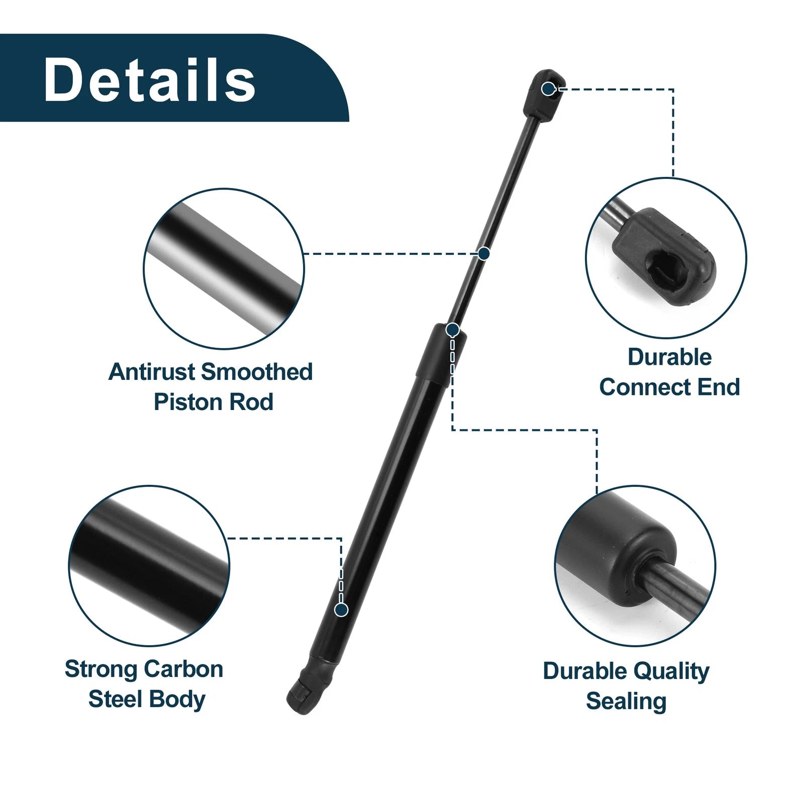 Rear Hatch Lift Supports Struts Gas Spring No. 817701Y010 for Kia Picanto (2011–2023)