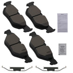 Set of Rear Ceramic Brake Pads for BMW 128i (2008–2013) / 323i (2006–2011) / 325i (2006)