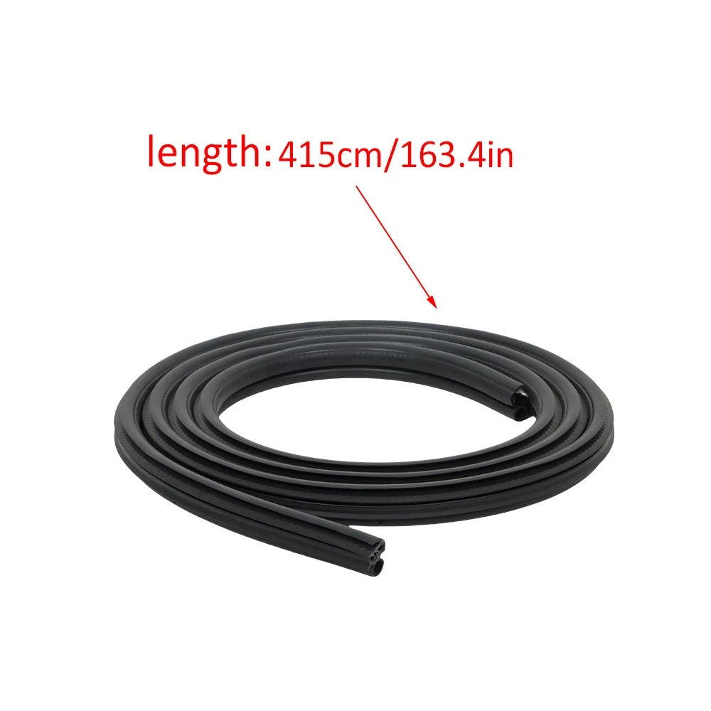 Weatherstrip Seal Pair for Dodge Ram Pickup (1994–2002) Rubber