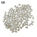 50pcs M6 Stainless Steel Grease Nipples Metric External Thread