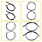 2X Black Roof Trim Molding Kit for Toyota Corolla (2009–2013) EPY
