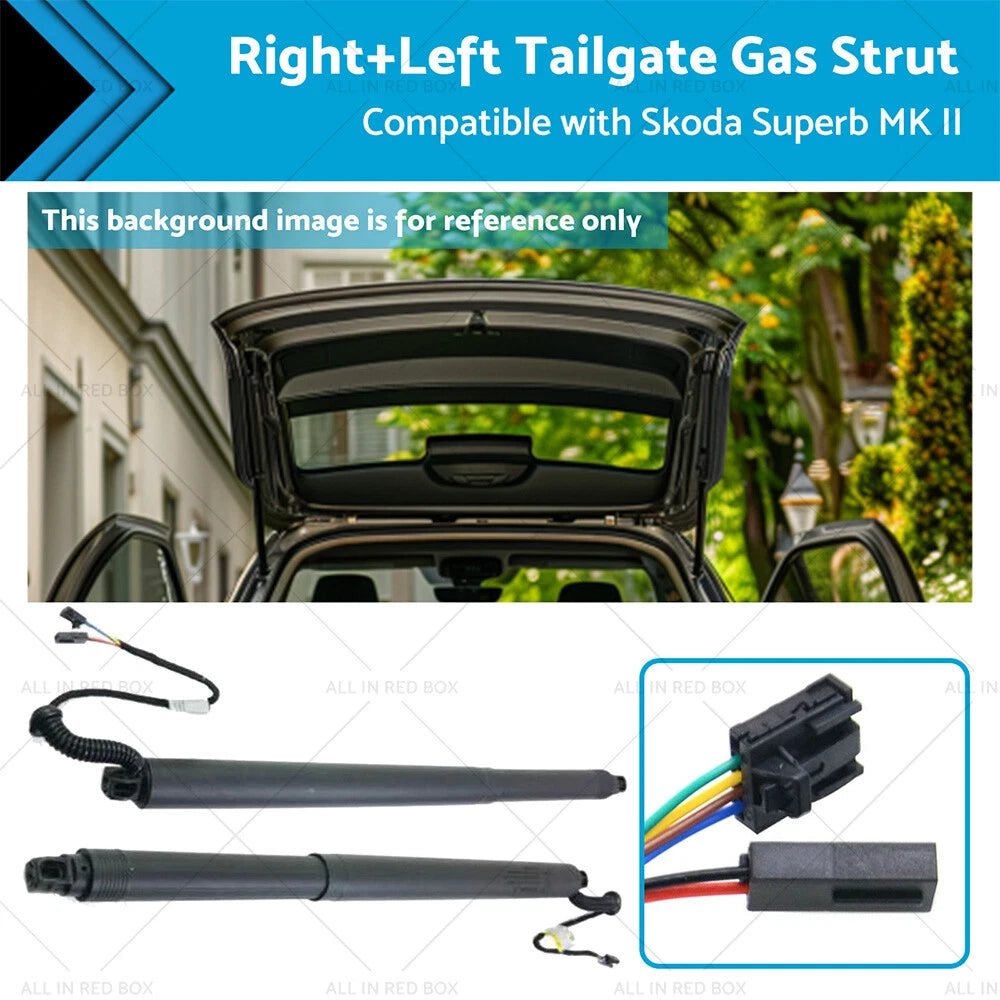 Set of 2 Electric Tailgate Gas Struts for Skoda Superb 3T5 (2015–2020)