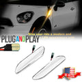 2X Clear Amber Full LED Front Side Marker Lights for MINI Cooper (2011–2016)