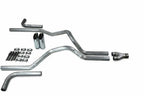 2.5" Dual Exhaust Kit Y Pipe for Chevy GMC 1500 (2019–2025) Slash Tips Side Exit