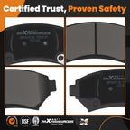Front Ceramic Brake Pads Set for Chevrolet Impala/Monte Carlo/Venture (1997-2005)