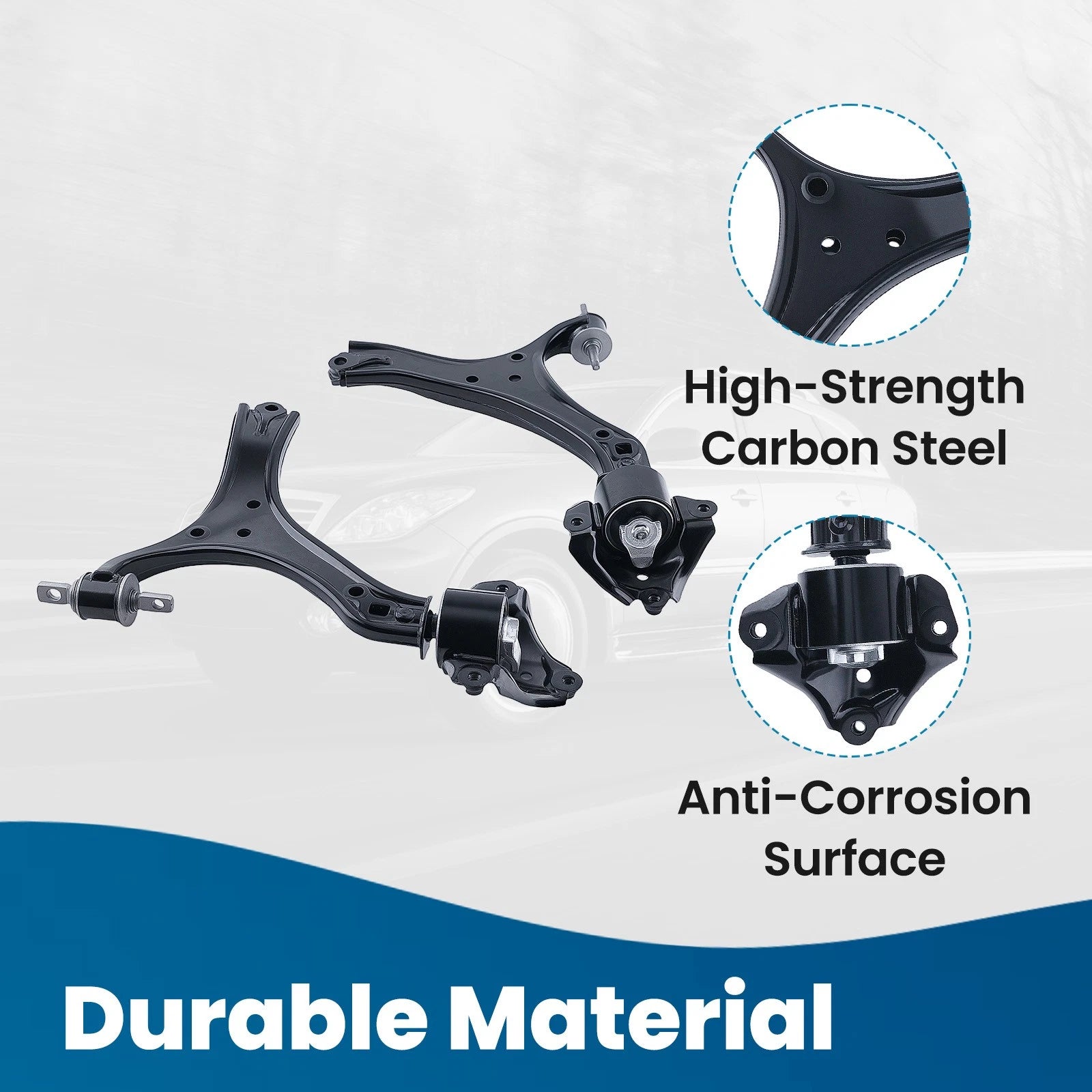 Front Lower Control Arm Ball Joints for Honda Accord (2013–2017)