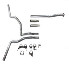 Dual Exhaust Kit for Toyota Tacoma (2016–2023) 2.5" No Muffler Rolled Edge Tip