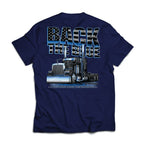 Back The Blue T-Shirt for Big Rig Trucks