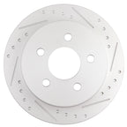 Drilled Slotted Front Rear Brake Rotor for Oldsmobile Alero Pontiac Grand (1999–2004)